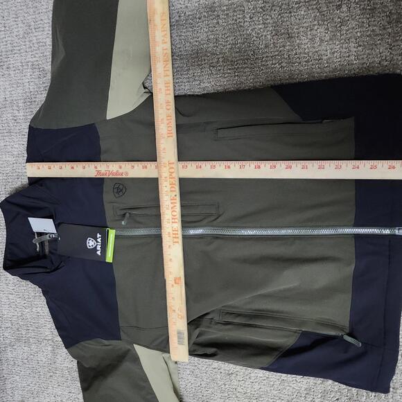 Ariat Jacket Pioneer Stretch Shell Men's Size Medium NWT Full Zip - Picture 6 of 10